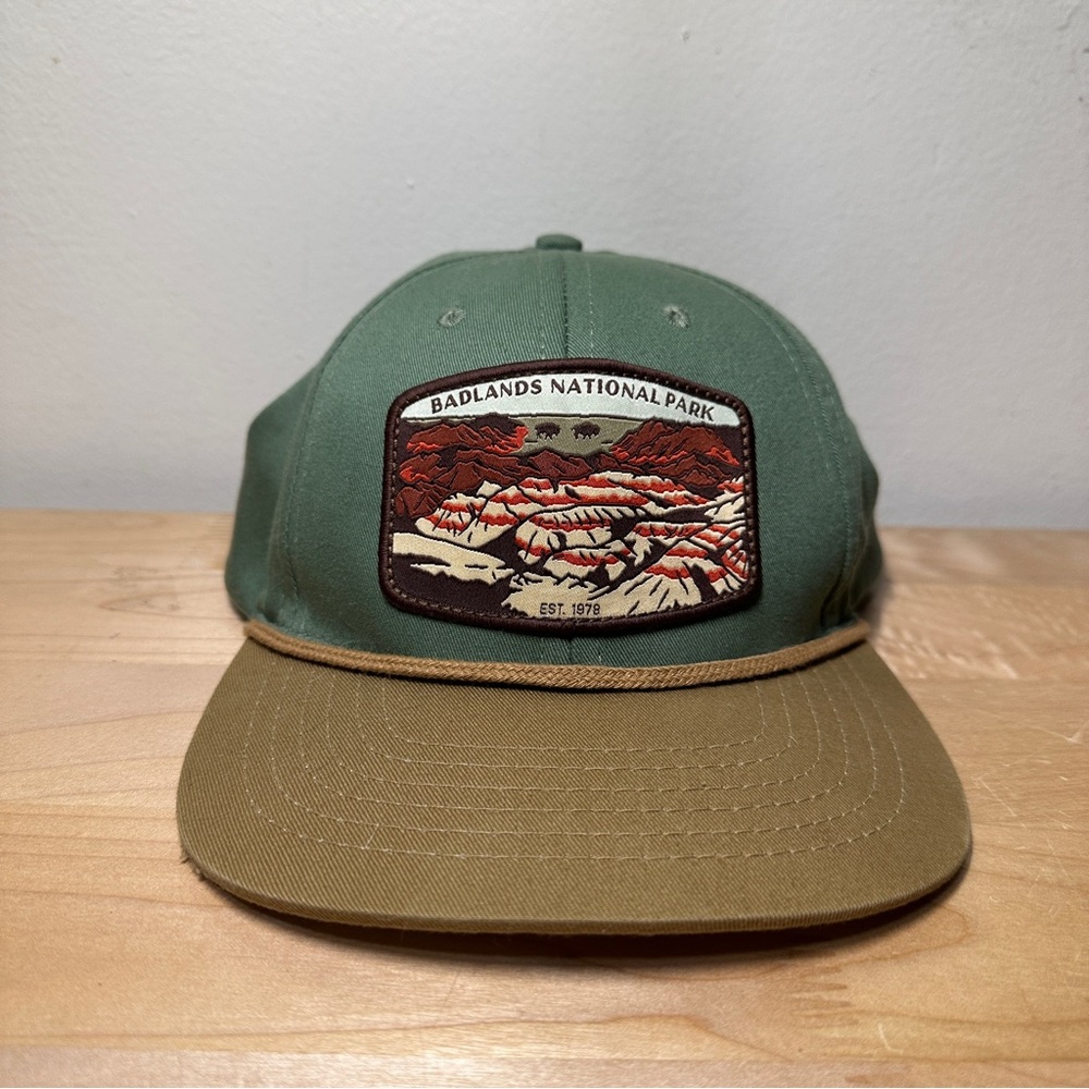 Sendero Provisions Badlands National Park South Dakota Bison Snapback Mesh Hat